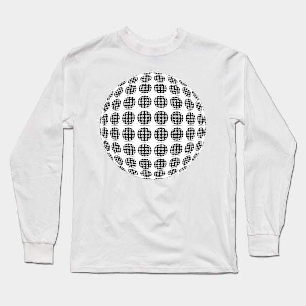 Polka Ball Pattern 3 Long Sleeve T-Shirt by Diego-t